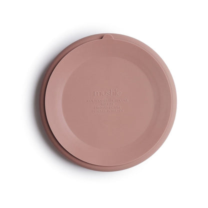 Divided Silicone Suction Plate (Blush) Mushie Lil Tulips