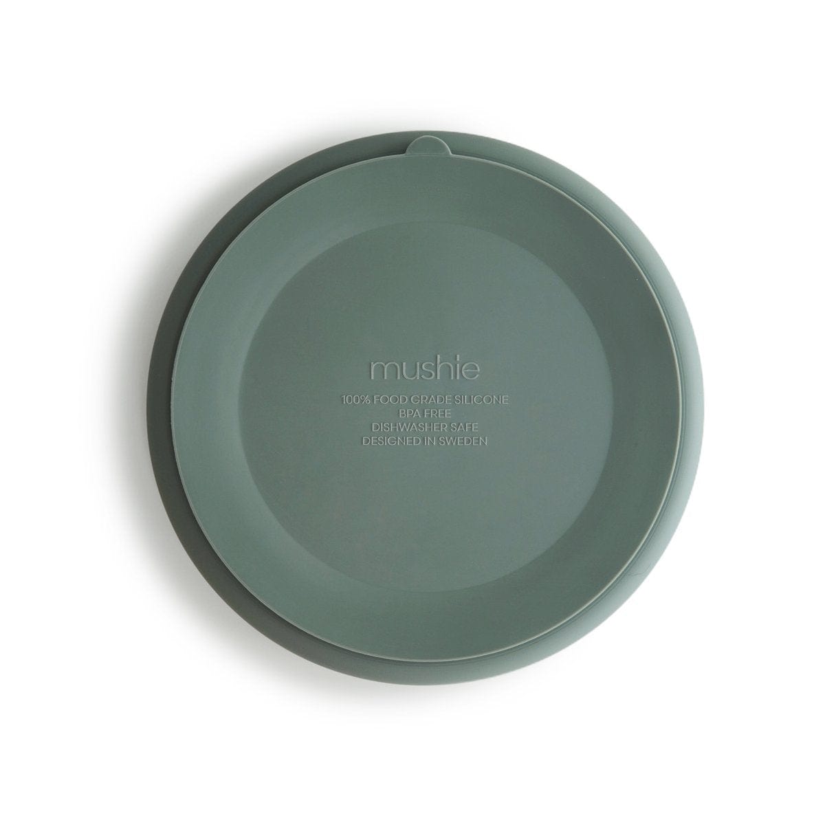 Divided Silicone Suction Plate (Cambridge Blue) Mushie Lil Tulips
