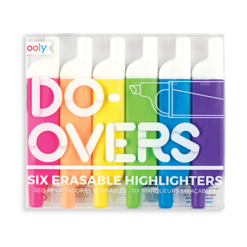 Do-Overs Erasable Highlighters OOLY Lil Tulips
