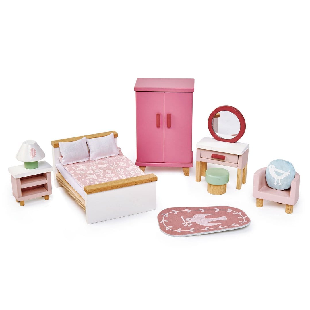 Dolls House Bedroom Furniture Tender Leaf Lil Tulips