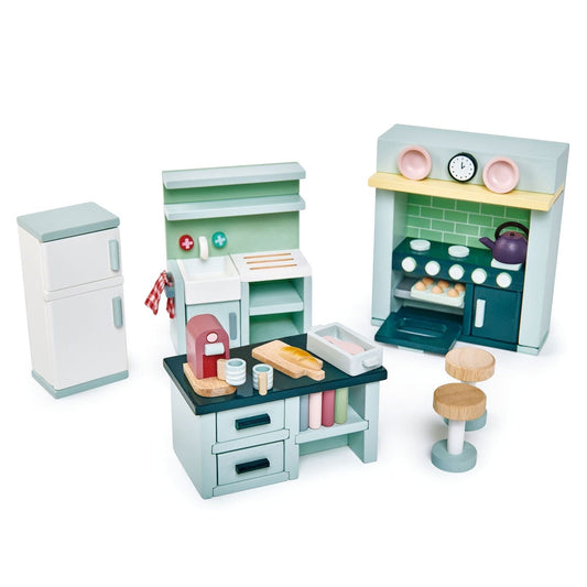 Dolls House Kitchen Furniture Tender Leaf Lil Tulips