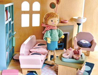 Dolls House Sitting Room Furniture Tender Leaf Lil Tulips