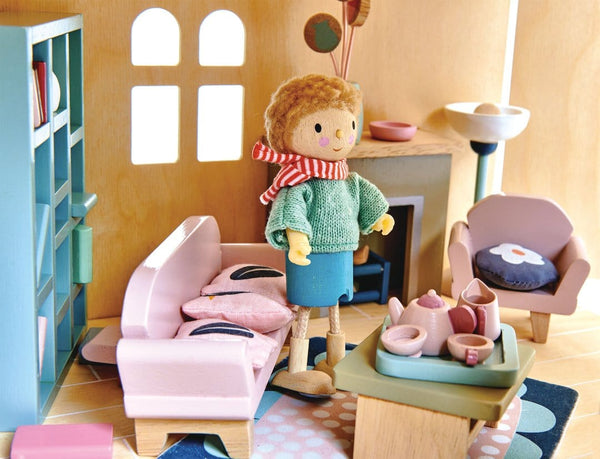 Dolls House Sitting Room Furniture Tender Leaf Lil Tulips