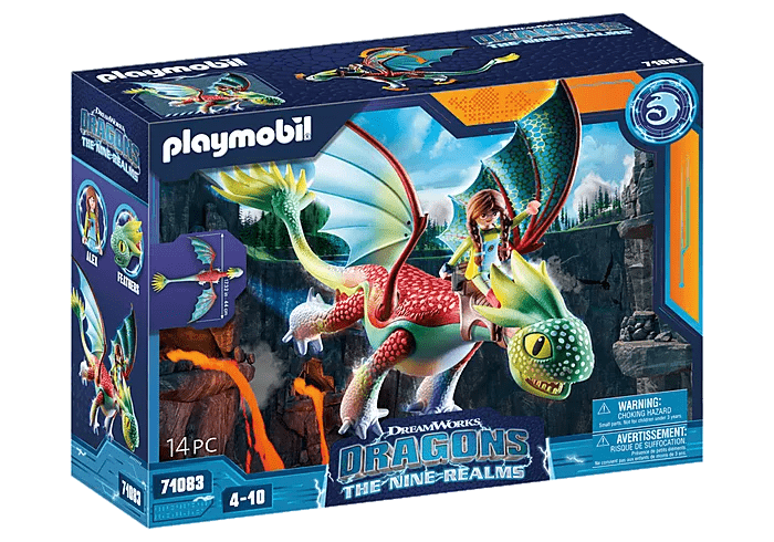Dragons Nine Realms: Feathers & Alex 71083 Playmobil Toys Lil Tulips