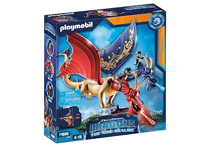Dragons: The Nine Realms - Wu & Wei with Jun 71080 Playmobil Toys Lil Tulips