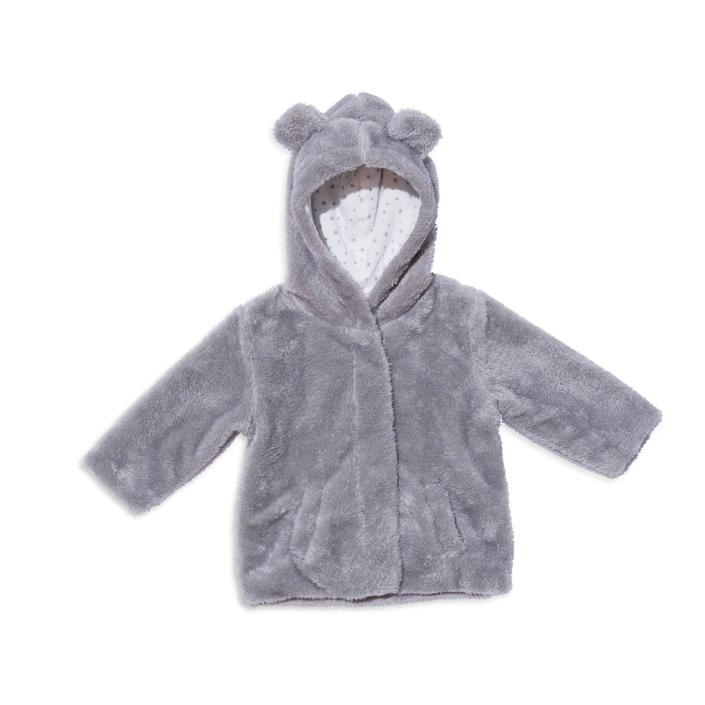 Drizzle Grey with Ditsy Star Minky Magnetic Jacket Magnetic Me Coats & Jackets Lil Tulips