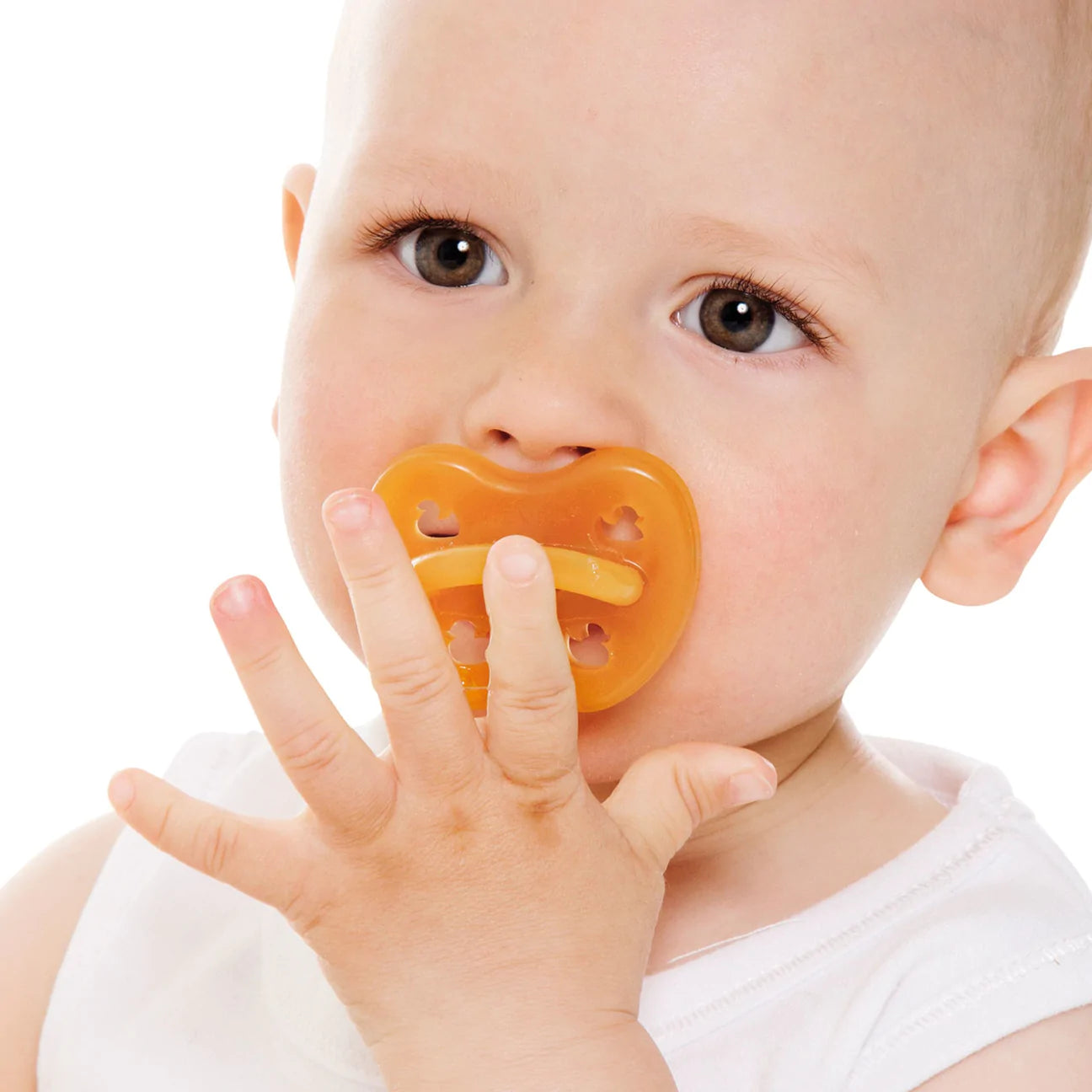 Natural Rubber Symmetrical Pacifier 2 Pack (0-3 Months)