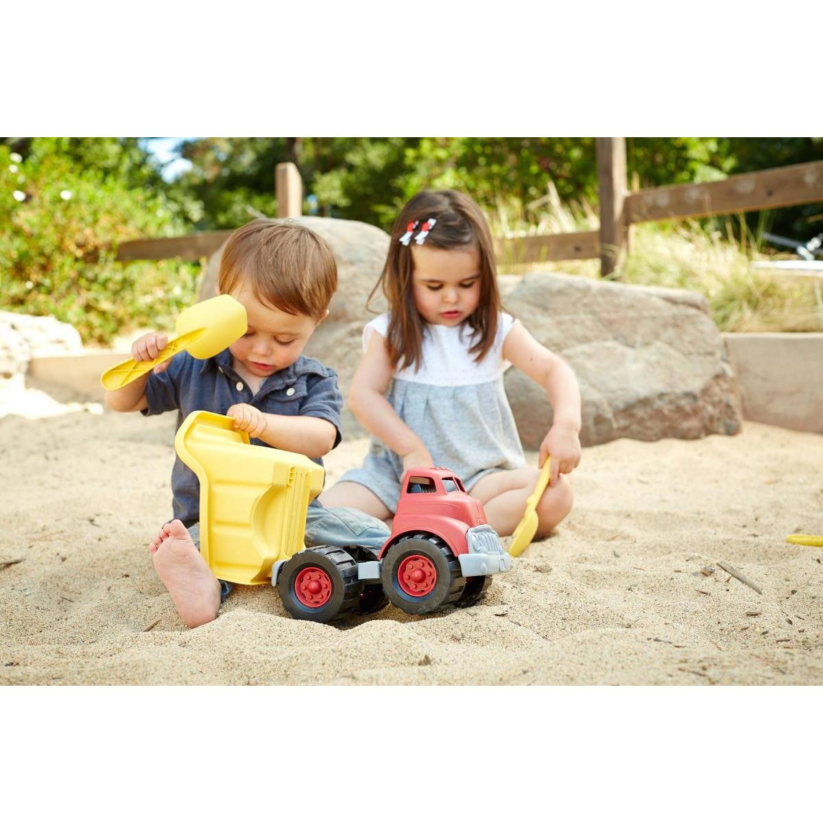 Green Toys Dump Truck - Lil Tulips - 3
