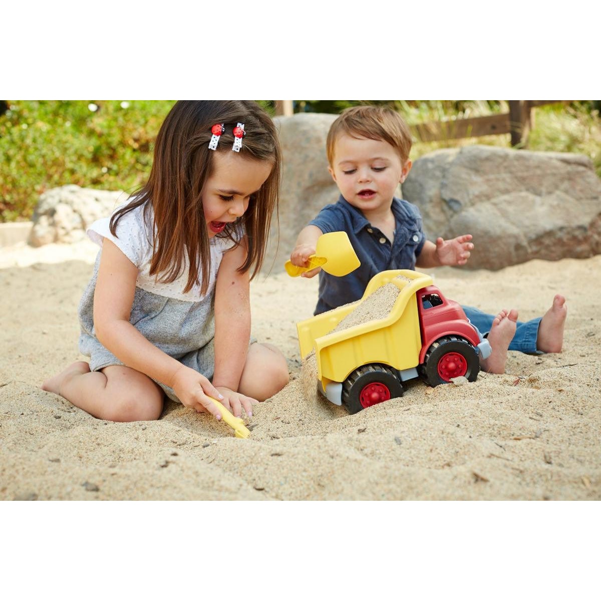 Green Toys Dump Truck - Lil Tulips - 4