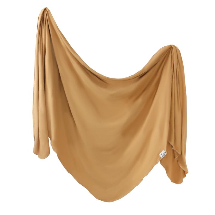 Dune Knit Swaddle Blanket Copper Pearl Lil Tulips