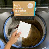 Eco-Friendly Laundry Detergent Sheets Fragrance-Free Kind Laundry Lil Tulips