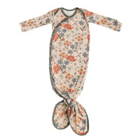 Eden Newborn Knotted Gown Copper Pearl Lil Tulips