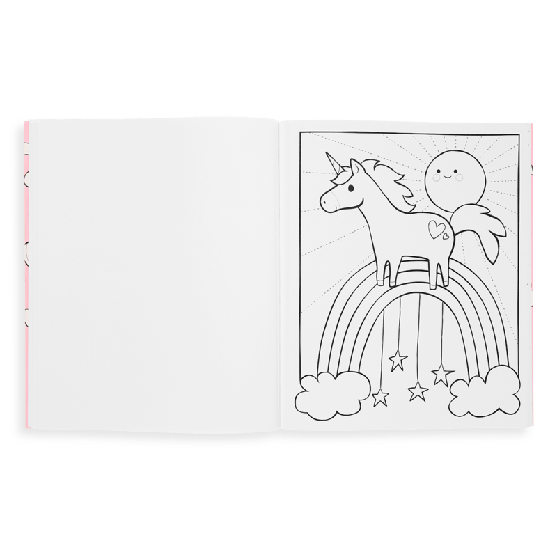 Enchanting Unicorns Color-in' Book OOLY Lil Tulips