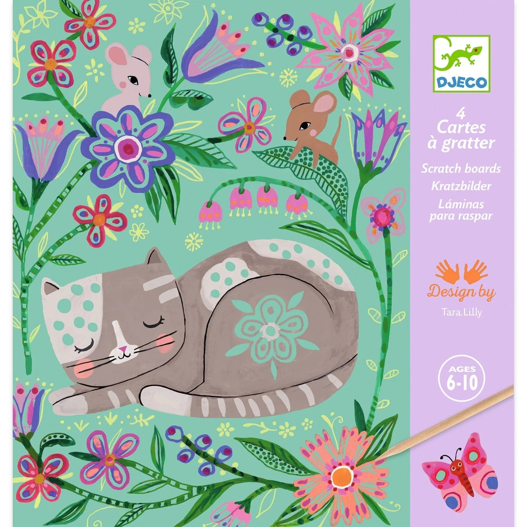 Encounters Scratch Cards Djeco Lil Tulips