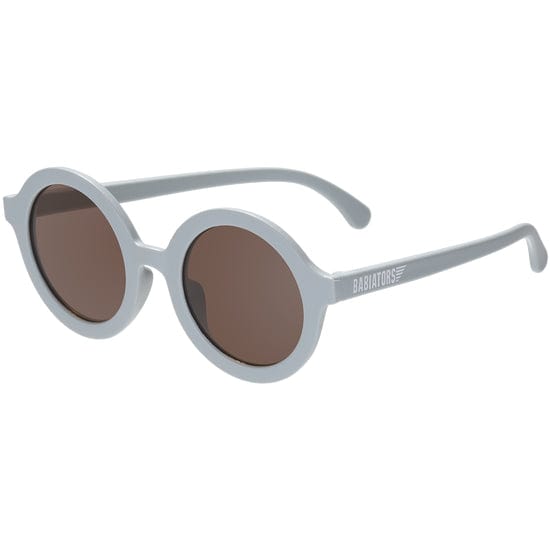 Euro Round Into the Mist Kids Sunglasses with Amber Lens Babiators Lil Tulips