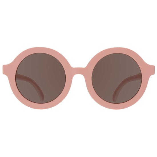 Euro Round Peachy Keen Sunglasses with Amber Lens Babiators Lil Tulips