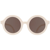 Euro Round Sweet Cream Sunglasses with Amber Lens Babiators Lil Tulips