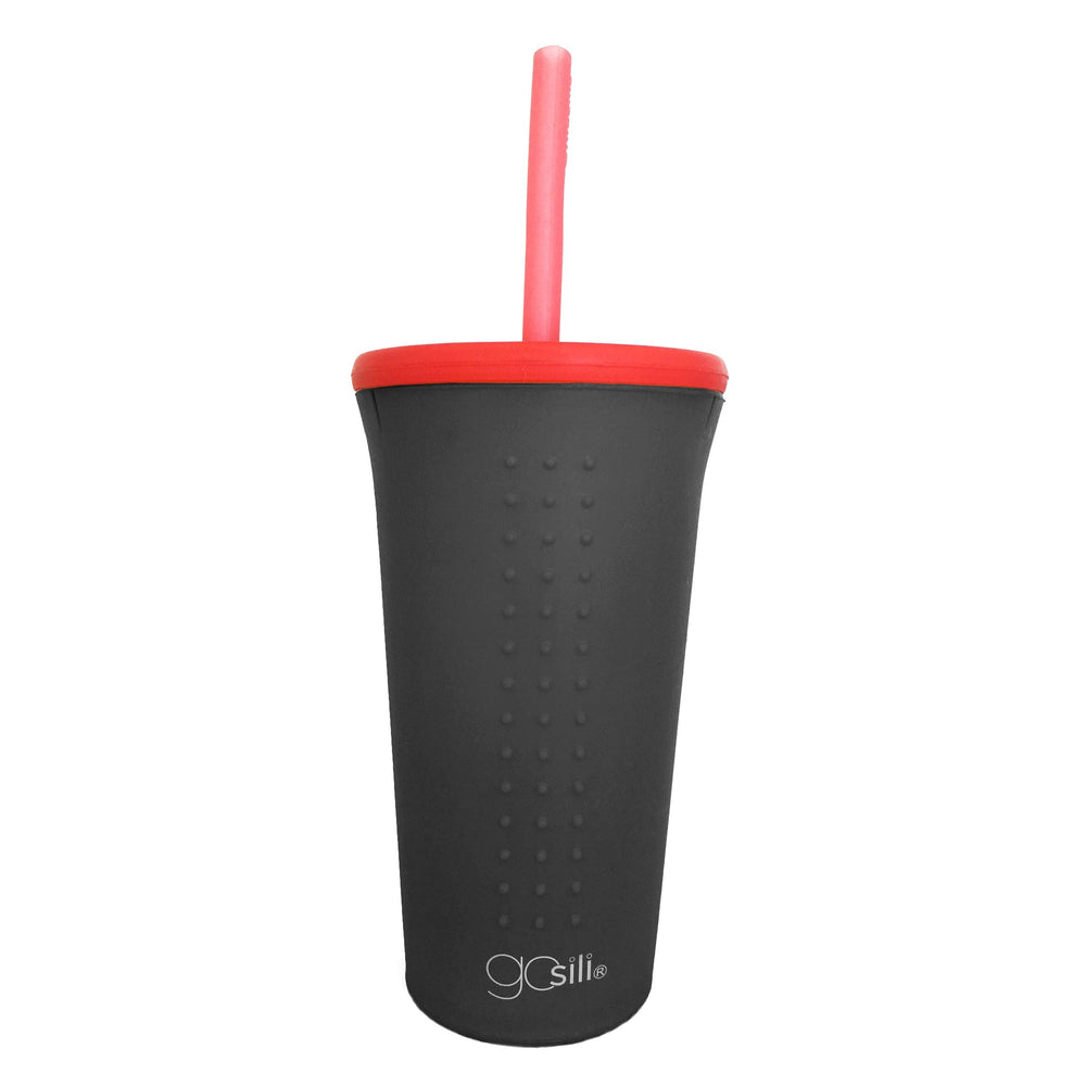 EXCLUSIVE Straw 16 oz Silicone To-Go Cup Silikids Final Sale Lil Tulips