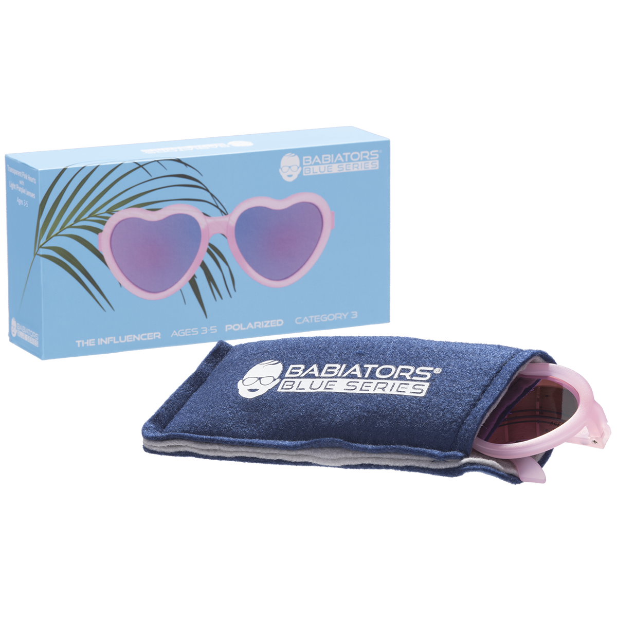 The Influencer - Heartshaped Polarized with Mirrored Lenses