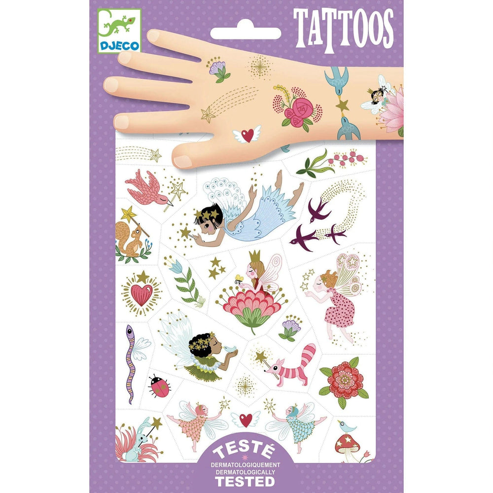 Fairy Friends Temporary Tattoos Djeco Lil Tulips