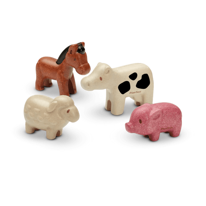 Farm Animals Set Plan Toys Lil Tulips