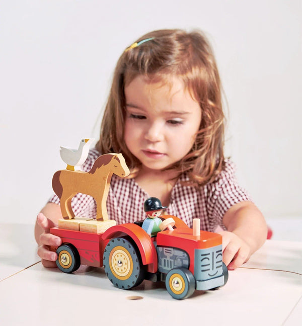 Farmyard Tractor Tender Leaf Lil Tulips