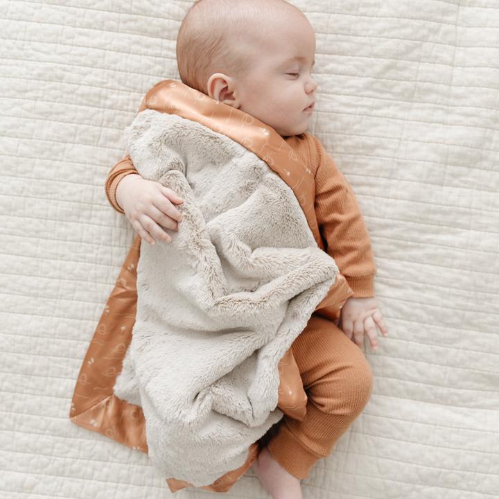 Feather Lush Sun & Sea Satin Border Blanket Saranoni Lil Tulips