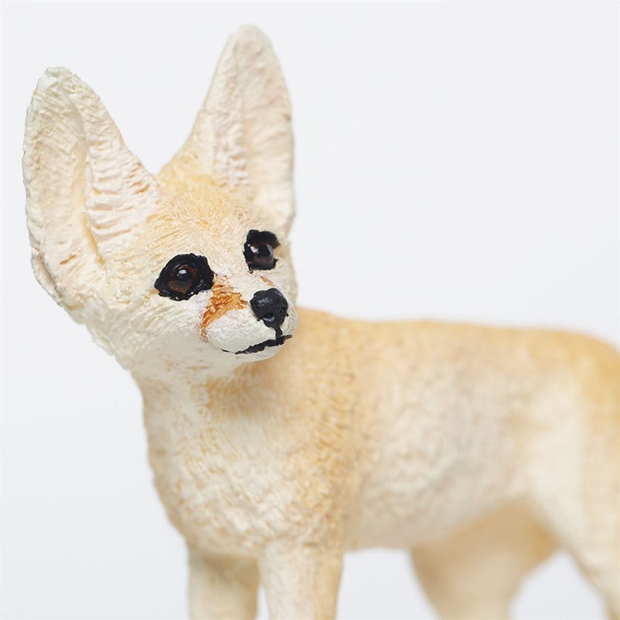 Artificial Fox Mini Fox Toy Wild Animal Model Fennec Fox - Temu