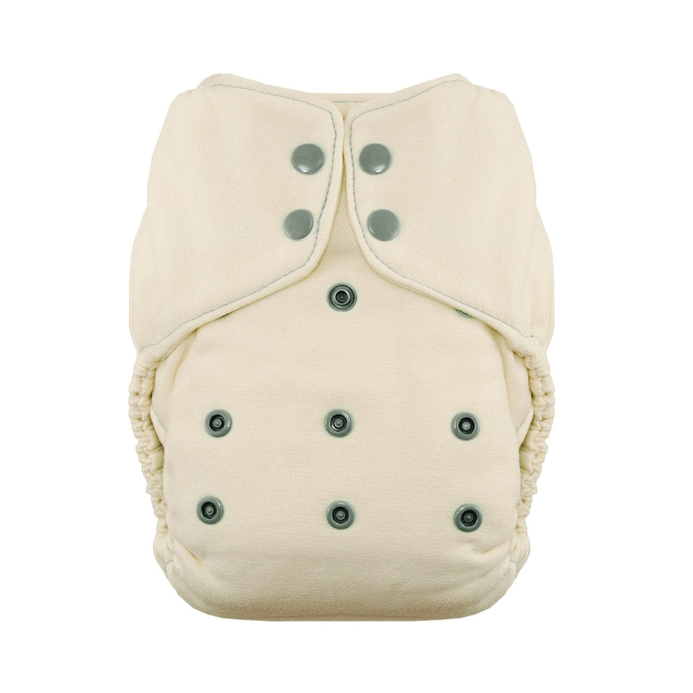 Finn Fitted Natural One Size Diaper Thirsties Lil Tulips