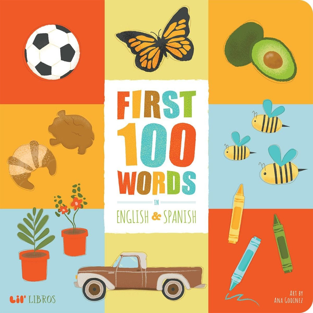 First 100 Words in English and Spanish Lil' Libro Lil Tulips