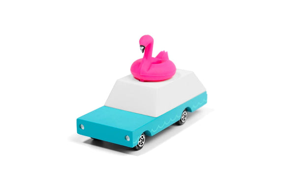 Flamingo Wagon CandyLab Toy Cars Lil Tulips