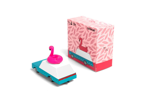 Flamingo Wagon CandyLab Toy Cars Lil Tulips