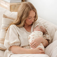 Floret Bamboo Rayon Muslin Swaddle Saranoni Lil Tulips