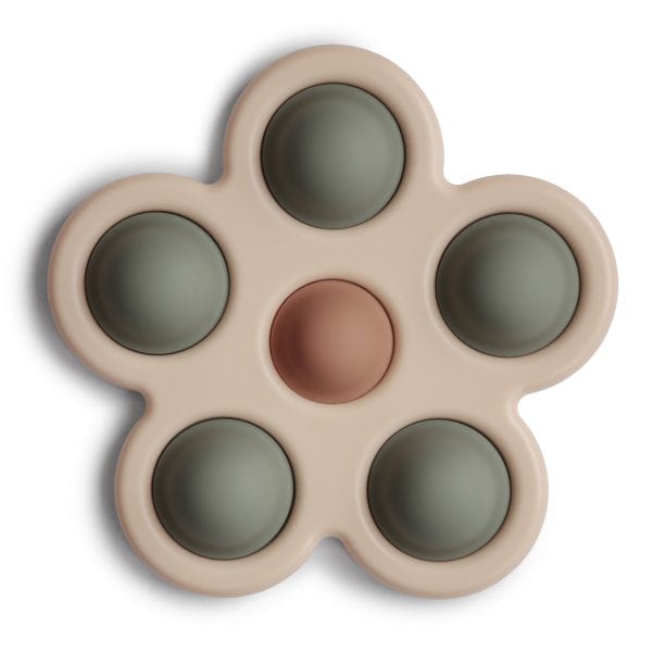 Flower Press Toy (Dried Thyme/Natural/Shifting Sand) Mushie Lil Tulips