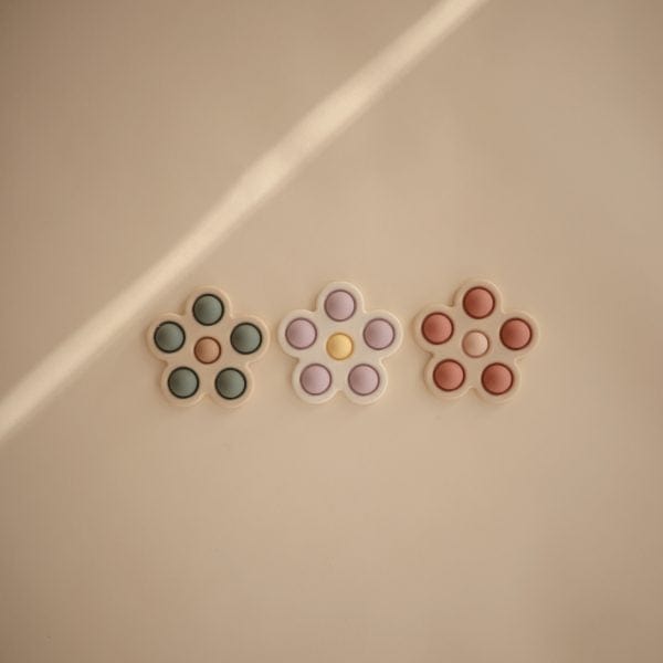 Flower Press Toy (Dried Thyme/Natural/Shifting Sand) Mushie Lil Tulips