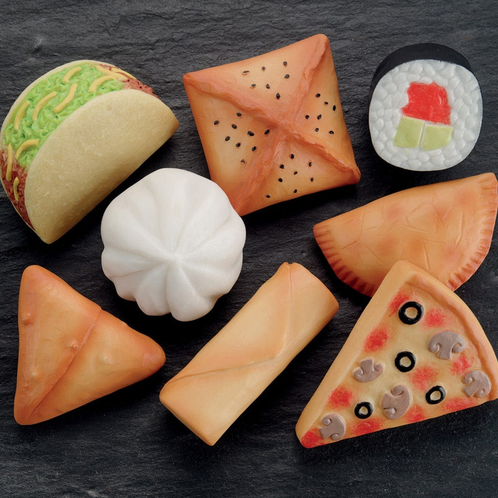 Foods of the World Sensory Play Stones Yellow Door US LLC Lil Tulips