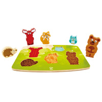 Forest Animal Tactile Puzzle Hape Lil Tulips