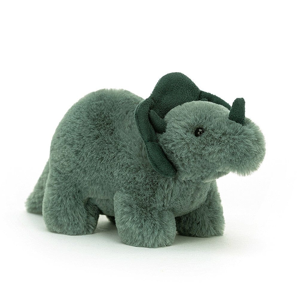 Fossilly Triceratops Mini JellyCat Lil Tulips