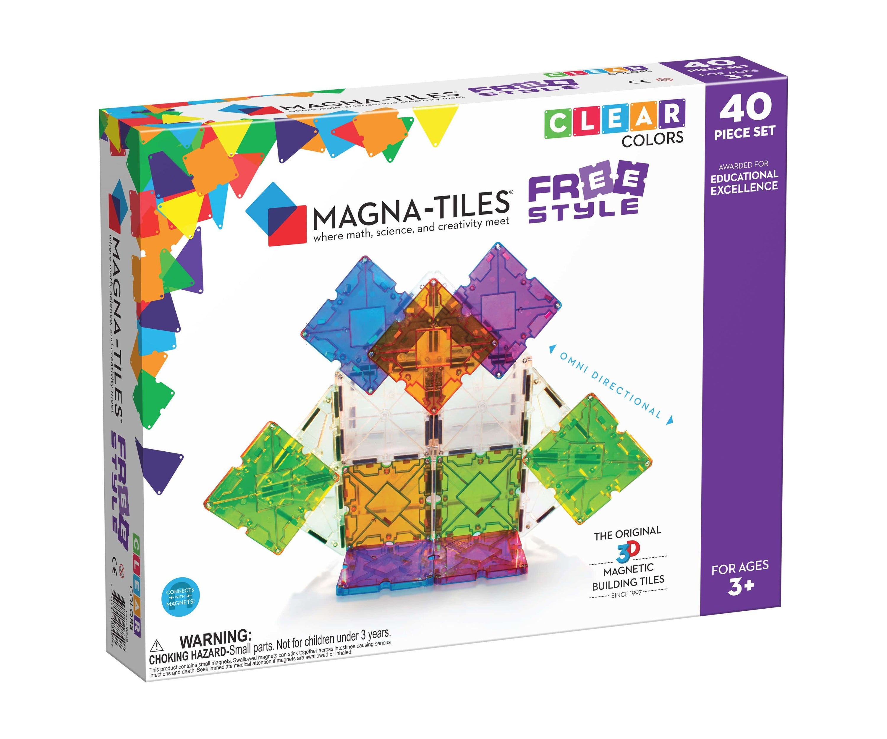 Freestyle 40-Piece Set Magna-Tiles Lil Tulips