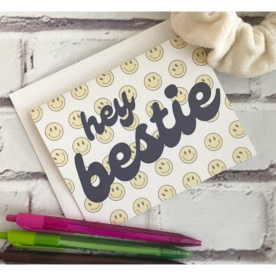 Friendship Card | Hey Bestie Notably Paper Company Lil Tulips