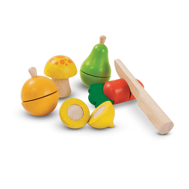 Fruit & Vegetable Play Set Plan Toys Lil Tulips