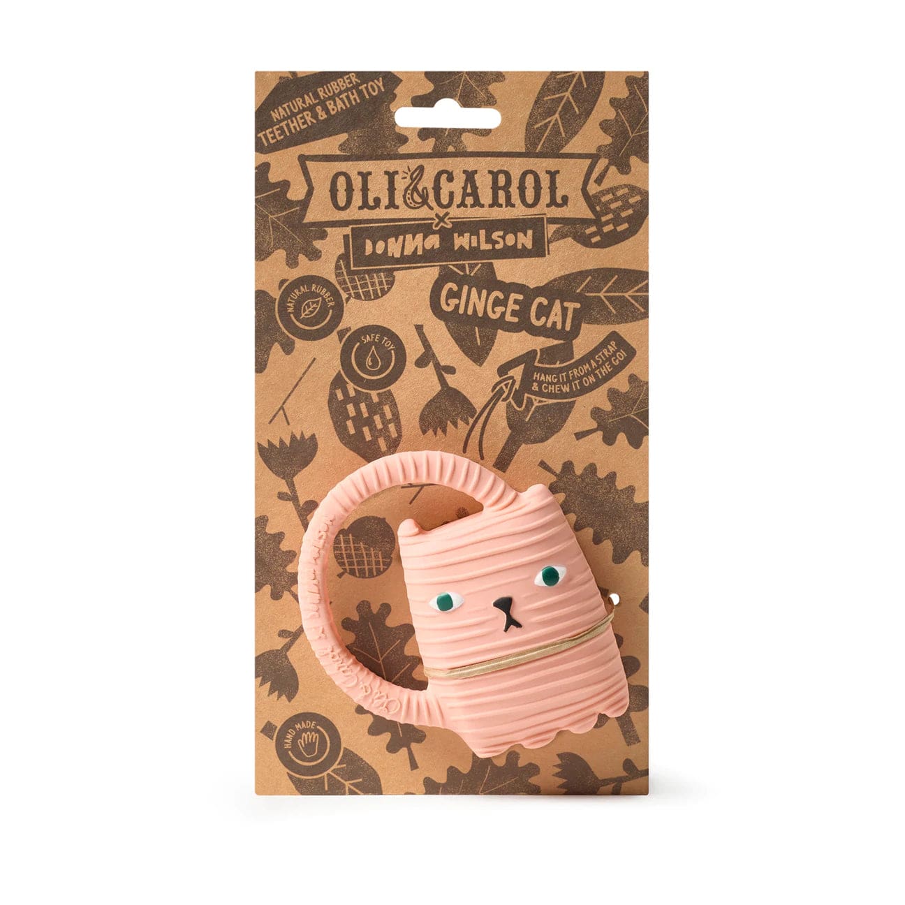 Ginge Cat Oli & Carol Pacifiers & Teethers Lil Tulips