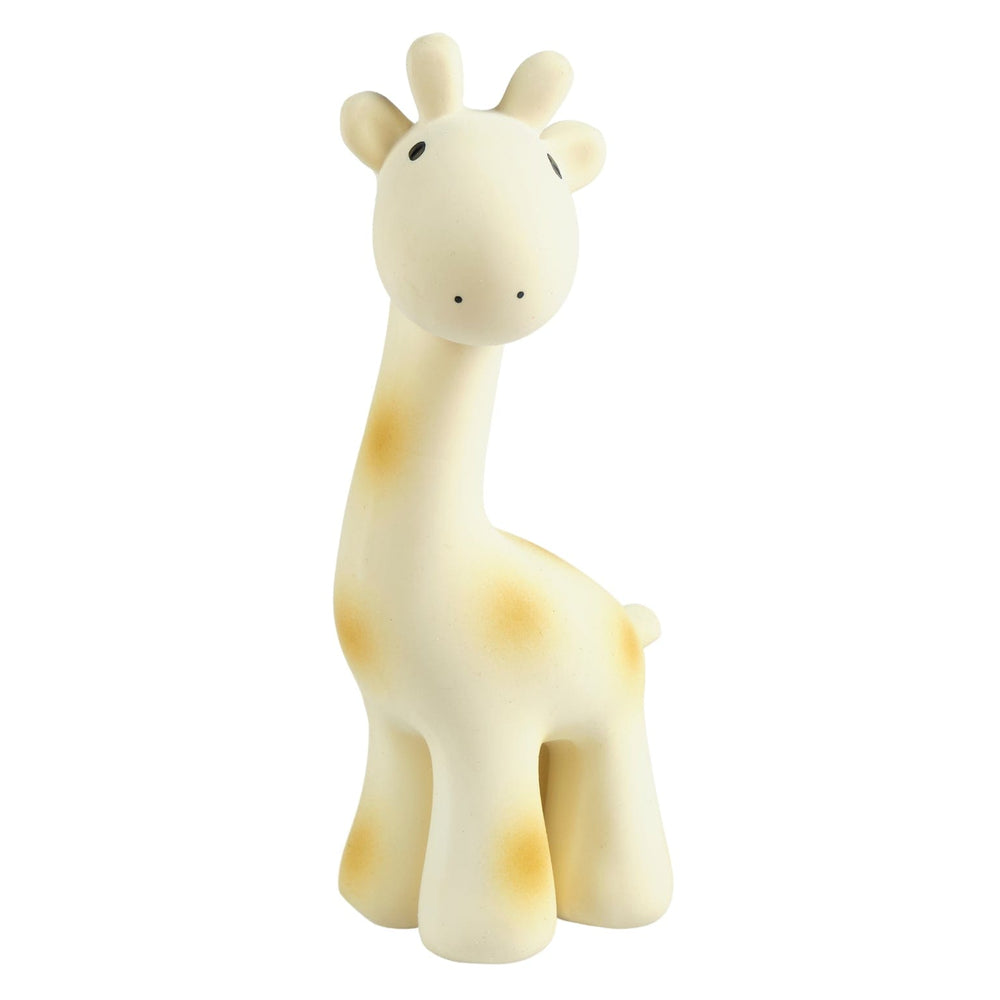 Giraffe - Natural Organic Rubber Teether, Rattle & Bath Toy Tikiri Toys Lil Tulips