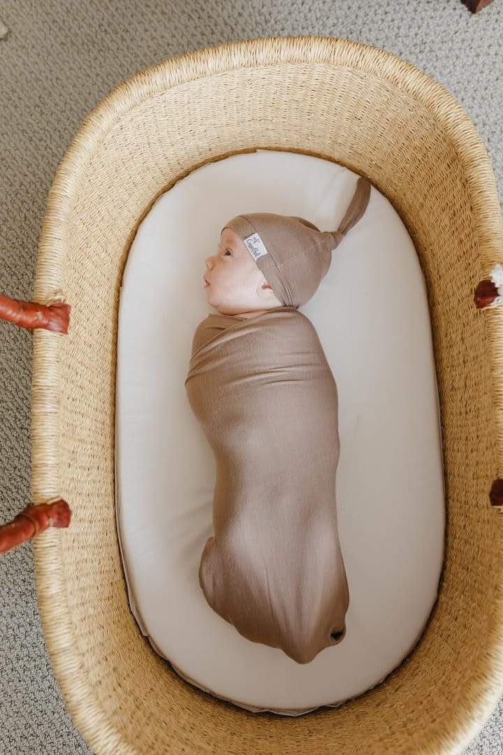 Gobi Knit Swaddle Blanket Copper Pearl Lil Tulips