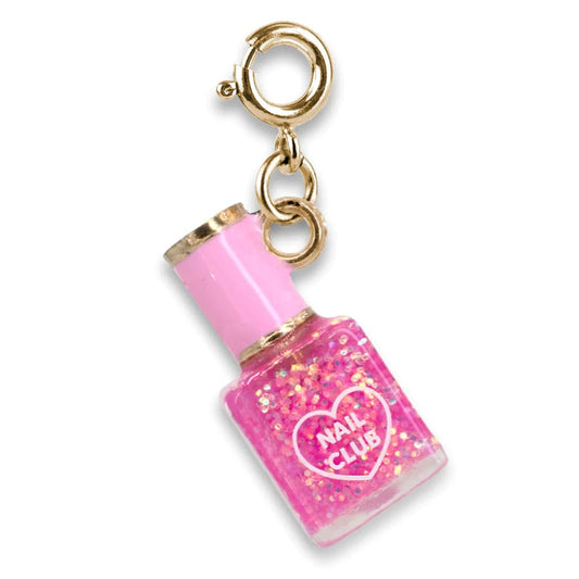 Gold Glitter Nail Polish Charm Charm It! Bracelets Lil Tulips