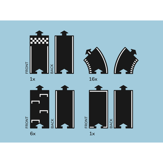 Grand Prix Toy Road Set waytoplay Lil Tulips