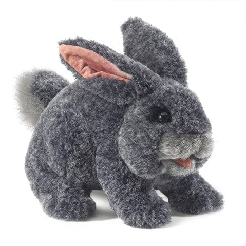 Gray Bunny Rabbit Hand Puppet Folkmanis Puppets Folkmanis Puppets Lil Tulips