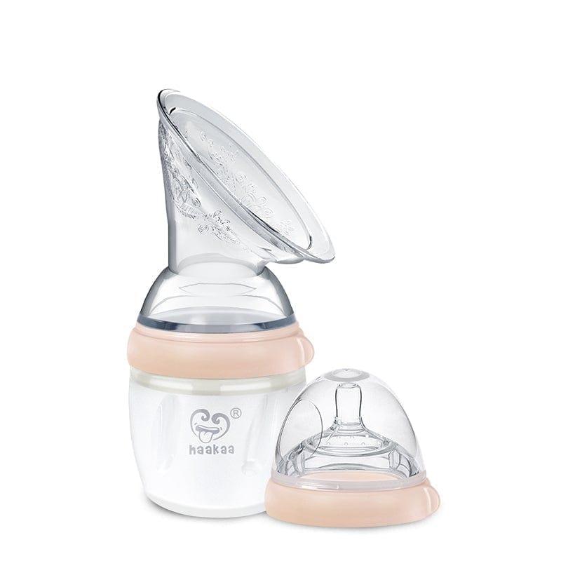 Haakaa Gen 3 Silicone Breast Pump and Bottle Set 160 ml/6 oz Haakaa Lil Tulips