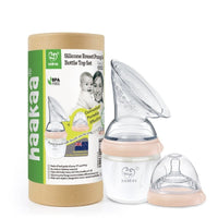 Haakaa Gen 3 Silicone Breast Pump and Bottle Set 160 ml/6 oz Haakaa Lil Tulips