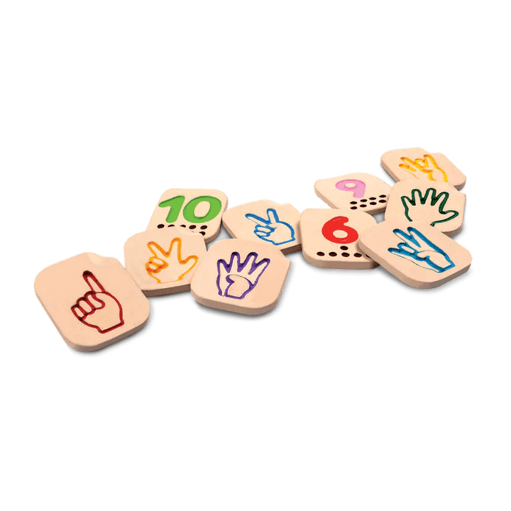 Hand Sign Numbers 1-10 Plan Toys Lil Tulips